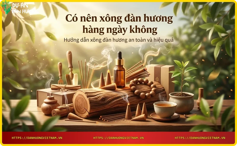 Hướng dẫn cách xông đàn hương an toàn với nhang và máy khuếch tán