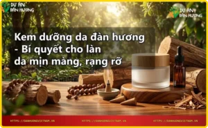 Kem dưỡng da đàn hương chiết xuất từ gỗ đàn hương nguyên chất