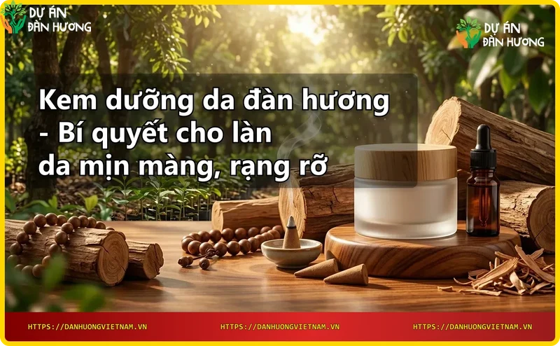 Kem dưỡng da đàn hương chiết xuất từ gỗ đàn hương nguyên chất