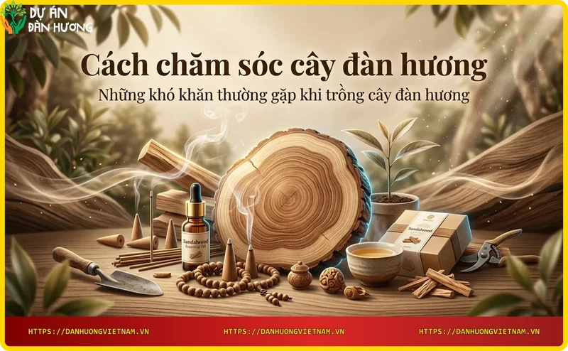 Khó khăn khi trồng cây đàn hương: sâu bệnh và úng rễ