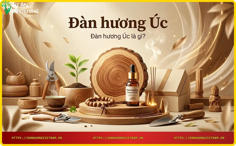 Khúc gỗ đàn hương Úc thô với vân gỗ tự nhiên
