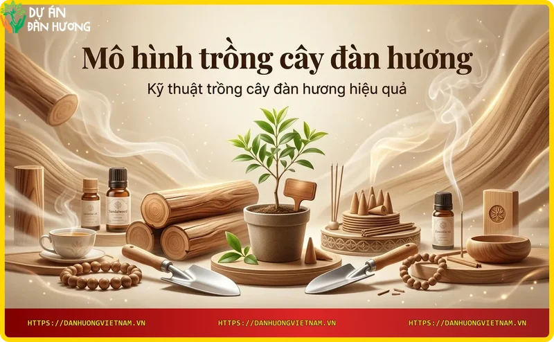 Kỹ thuật trồng cây đàn hương - Đào hố và trồng cây con đúng cách