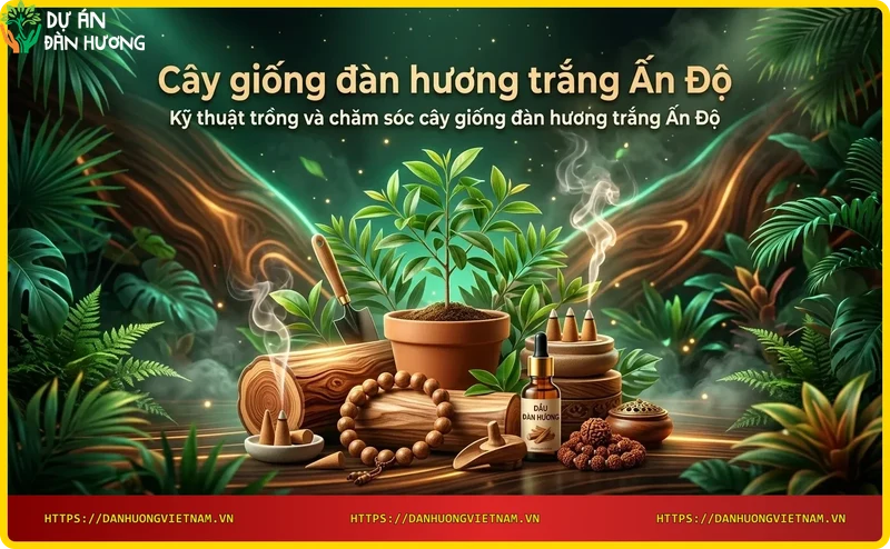 Kỹ thuật trồng cây giống đàn hương trắng Ấn Độ