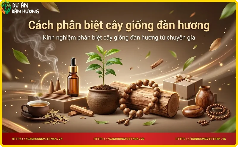Lá và thân cây giống đàn hương – đặc điểm hình thái nhận biết