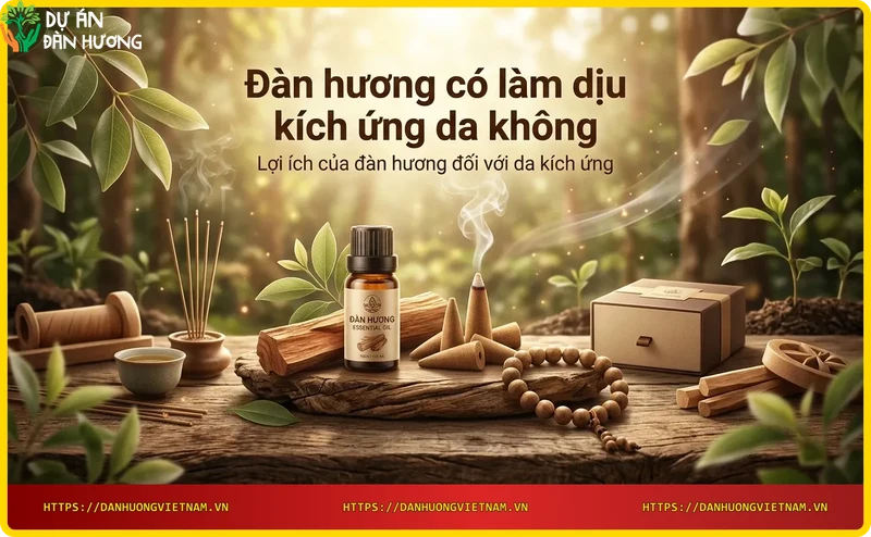 Làn da khỏe mạnh sau khi sử dụng đàn hương, giảm mẩn đỏ và kích ứng