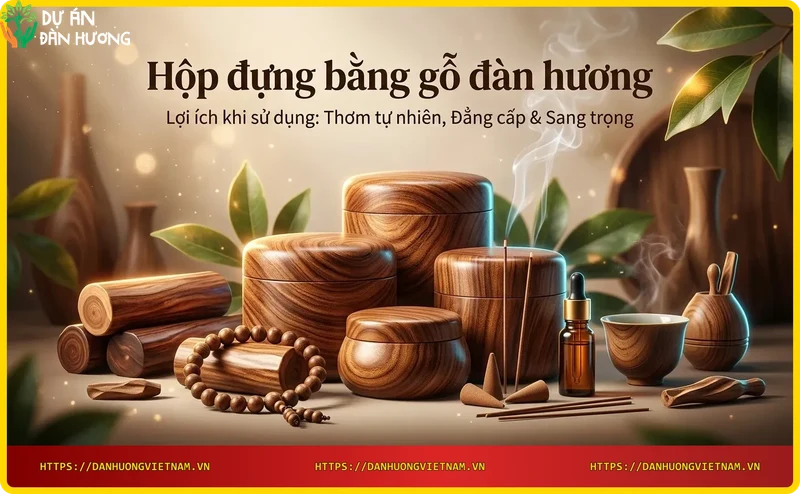 Lợi ích hộp đựng gỗ đàn hương - bảo quản trang sức an toàn và sang trọng