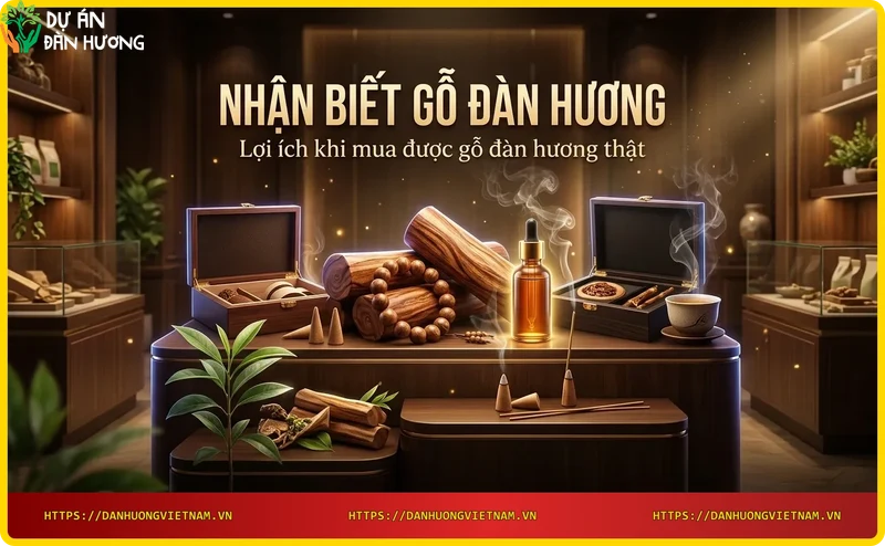 Lợi ích khi mua gỗ đàn hương thật - sản phẩm phong thủy và tinh dầu