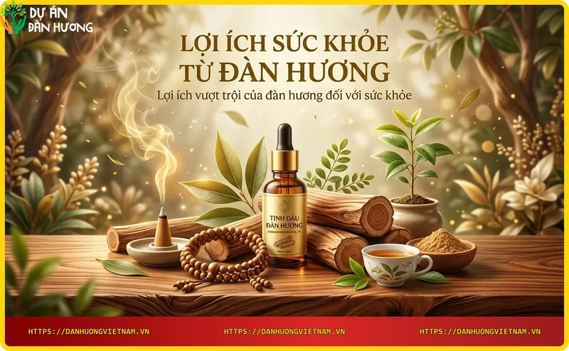 Lợi ích sức khỏe từ đàn hương - Thư giãn cùng tinh dầu đàn hương