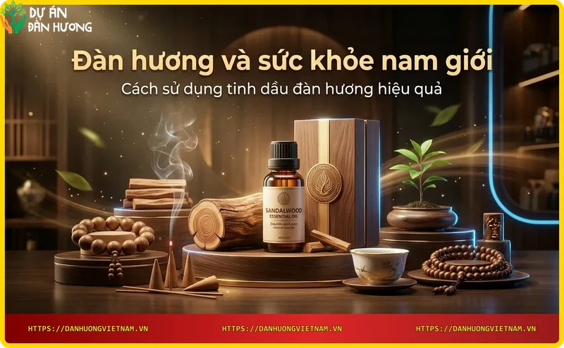 Massage tinh dầu đàn hương trên tay