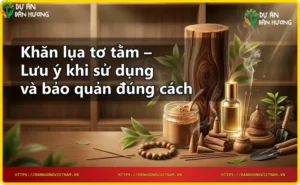 Người phụ nữ duyên dáng quàng khăn lụa tơ tằm - biểu tượng của sự tinh tế