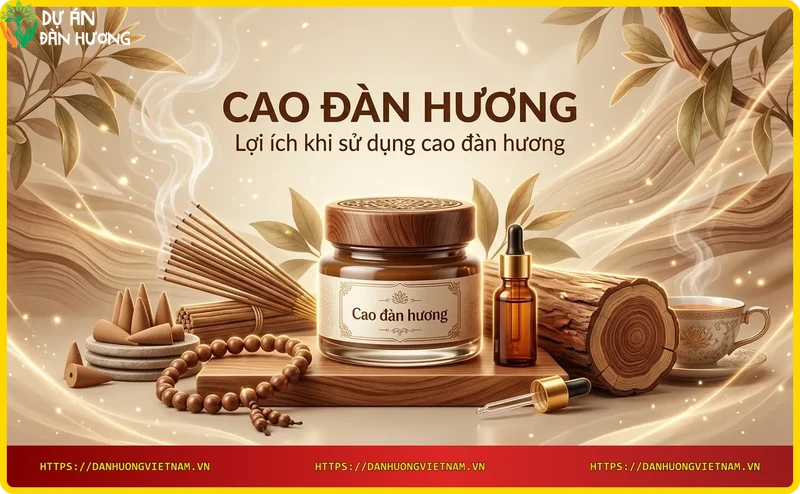 Người thiền định với khói nhang đàn hương và cao đàn hương