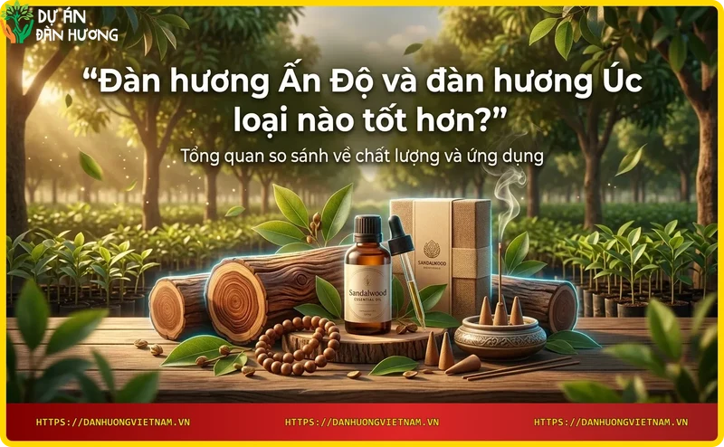 Nguồn gốc đàn hương Ấn Độ và đàn hương Úc