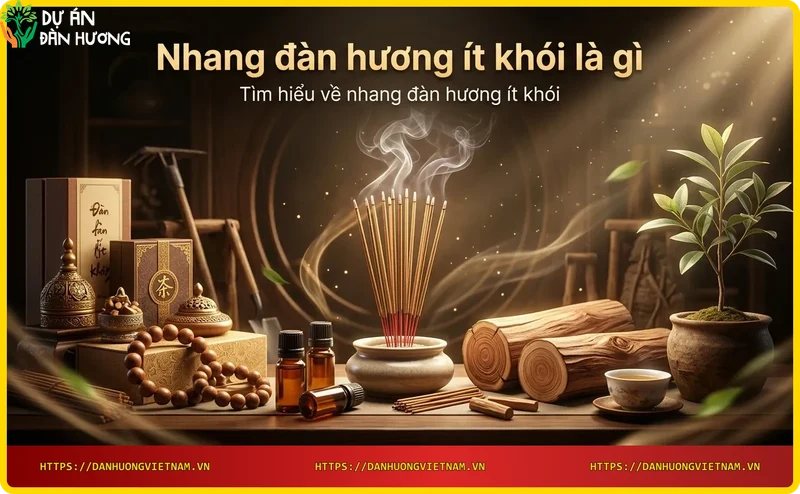 Nguyên liệu tự nhiên của nhang đàn hương ít khói