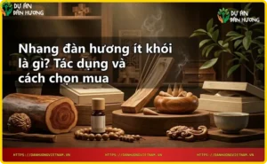 Nguyên liệu tự nhiên của nhang đàn hương ít khói