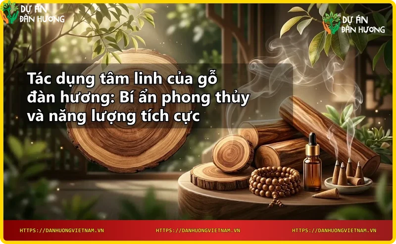 Nhang đàn hương cháy trong lư đồng cổ, tạo khói thơm thanh tịnh không gian thờ cúng