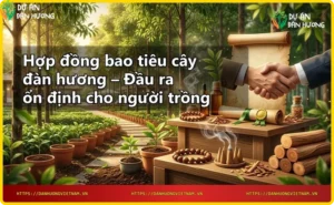 Nông dân và cây đàn hương với hợp đồng bao tiêu