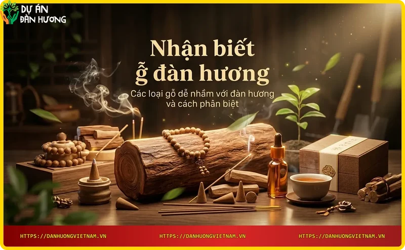 Phân biệt gỗ đàn hương thật với gỗ tầm ma, gỗ mun và gỗ dổi