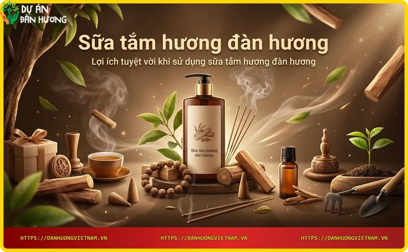 Phòng tắm thư giãn với sữa tắm hương đàn hương và hơi nước ấm