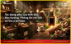 Quy trình chiết xuất tinh dầu đàn hương từ gỗ cây đàn hương