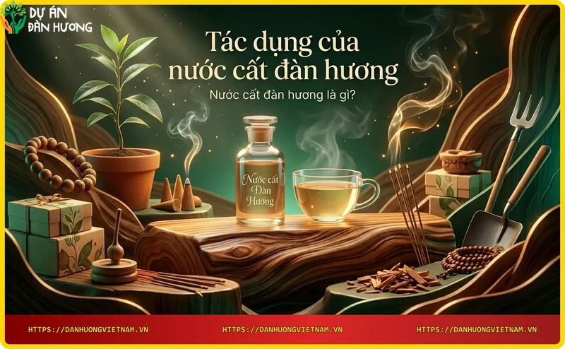 Quy trình chưng cất nước cất đàn hương từ gỗ đàn hương nguyên chất