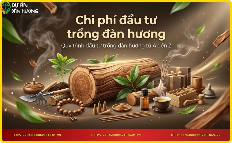 Quy trình trồng đàn hương từ chuẩn bị đất đến thu hoạch