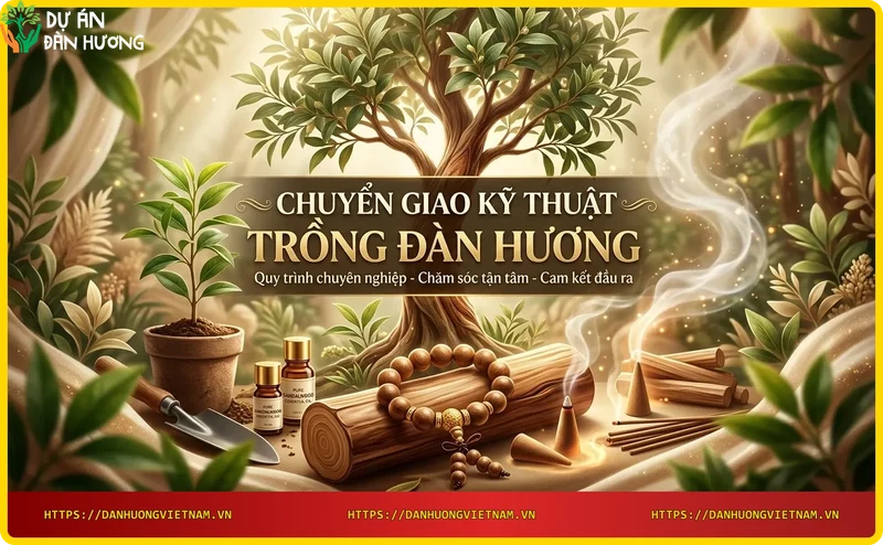 Quy trình trồng đàn hương từ làm đất, trồng cây đến cây trưởng thành
