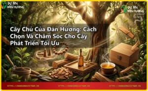 Rễ cây đàn hương bám vào rễ cây chủ để hút dinh dưỡng