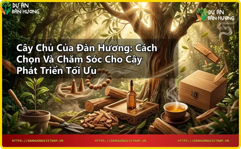 Rễ cây đàn hương bám vào rễ cây chủ để hút dinh dưỡng