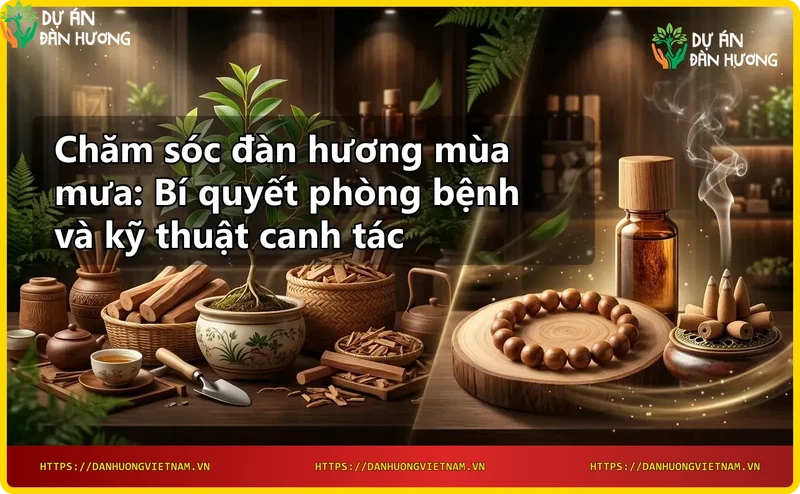 Rễ cây đàn hương được thoát nước tốt trong mùa mưa