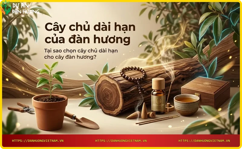 Rễ cây đàn hương ký sinh trên cây chủ lâu năm, dinh dưỡng trao đổi qua các hạt sáng