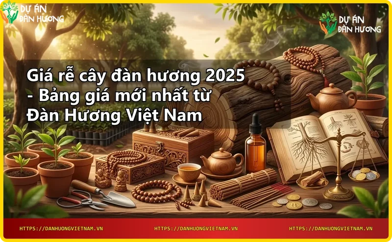 Rễ cây đàn hương tươi với vân gỗ và tinh dầu