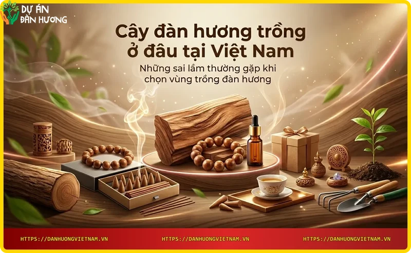Sai lầm khi chọn vùng trồng đàn hương - đất ngập úng