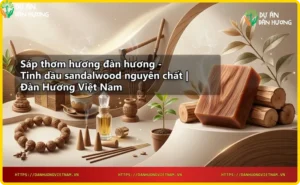 Sáp thơm hương đàn hương từ tinh dầu sandalwood nguyên chất