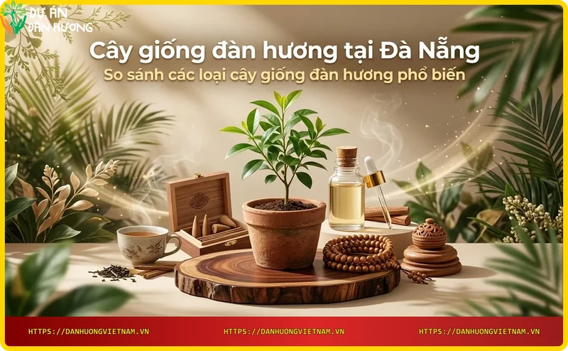So sánh ba loại cây giống đàn hương: Ấn Độ, Úc và Việt Nam