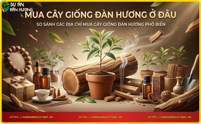 So sánh chất lượng cây giống đàn hương giữa các địa chỉ uy tín