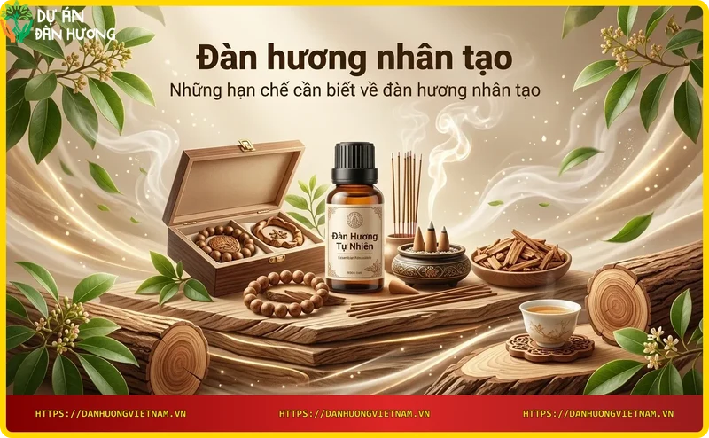 So sánh đàn hương thật và đàn hương nhân tạo