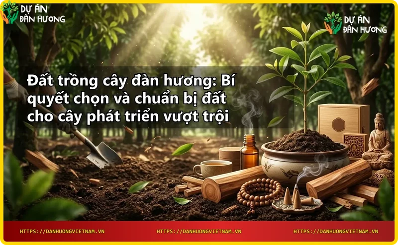 So sánh đất trồng tốt và đất xấu cho cây đàn hương