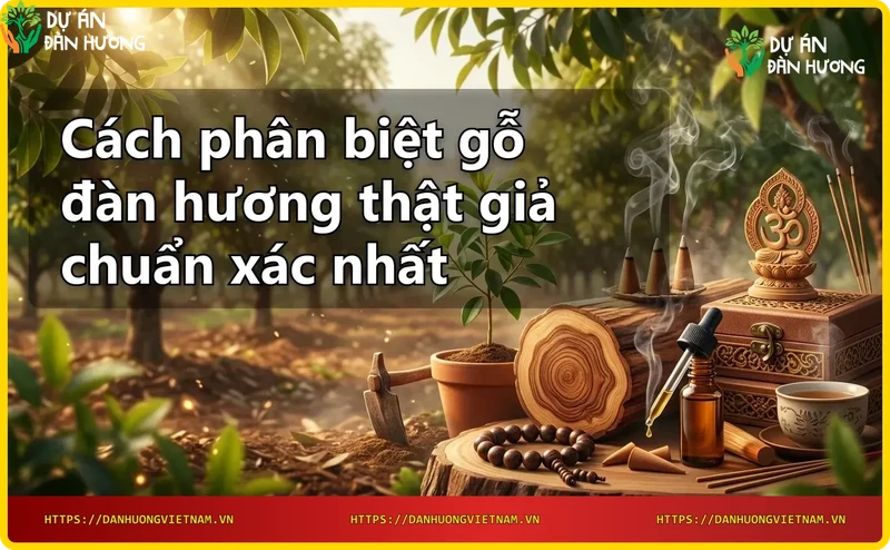 So sánh gỗ đàn hương thật và gỗ giả - vân gỗ đều đặn so với bề mặt nhân tạo