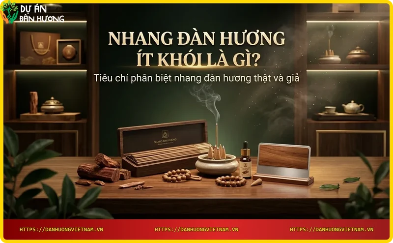 So sánh nhang đàn hương thật và giả