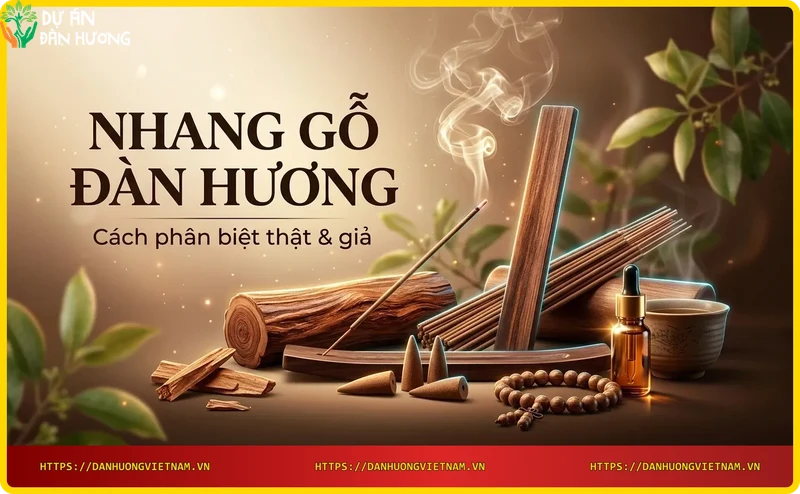 So sánh nhang gỗ đàn hương thật và giả qua tro và khói