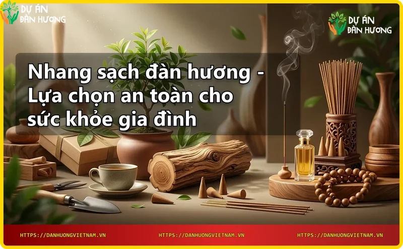 So sánh nhang hóa học độc hại và nhang sạch đàn hương tự nhiên
