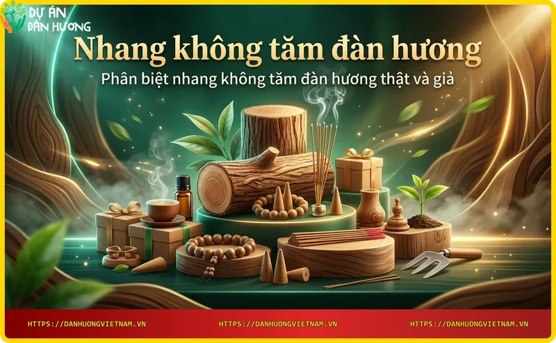 so-sanh-nhang-khong-tam-dan-huong-that-trai-va-gia-phai So sánh nhang không tăm đàn hương thật (trái) và giả (phải)