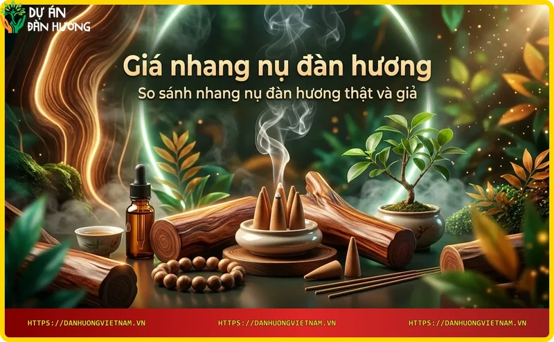 So sánh nhang nụ đàn hương thật và giả - cách phân biệt