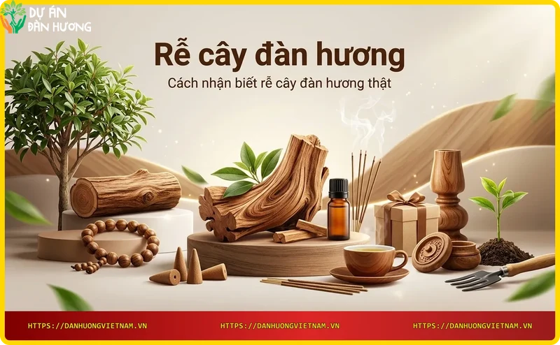 So sánh rễ cây đàn hương thật và giả qua vân gỗ và màu sắc