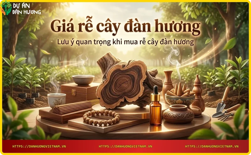So sánh rễ đàn hương thật và giả