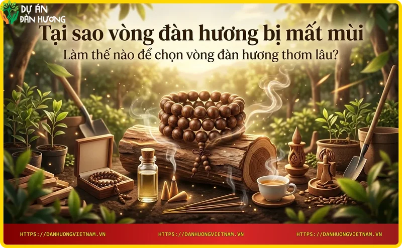 So sánh vòng đàn hương chất lượng cao và kém chất lượng