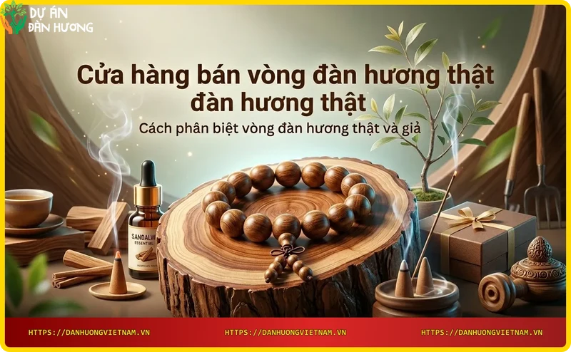 So sánh vòng đàn hương thật và hàng giả để nhận biết