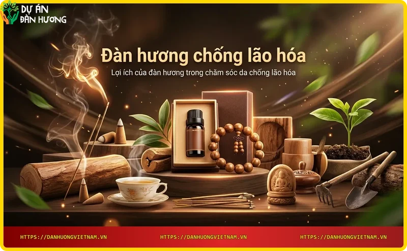Thoa tinh dầu đàn hương lên da – dưỡng ẩm và giảm nếp nhăn