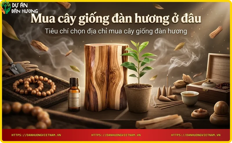 Tiêu chí chọn địa chỉ mua cây giống đàn hương chất lượng