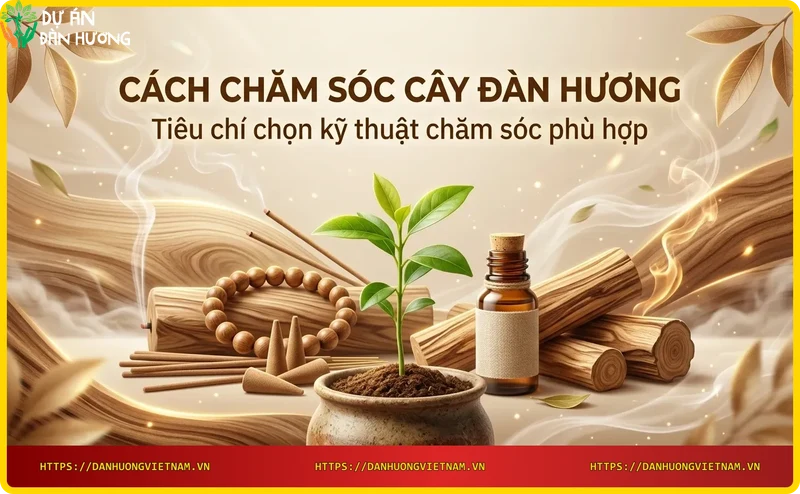 Tiêu chí chọn kỹ thuật chăm sóc cây đàn hương